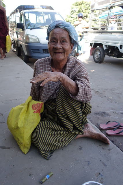 Happy Woman in Myanmar