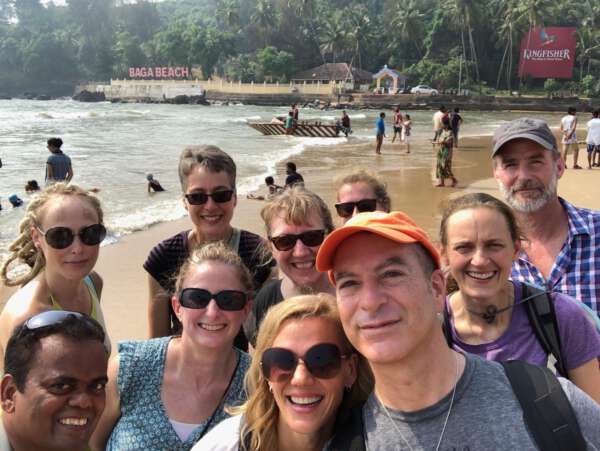 Mission Rabies Goa Team on the Beach
