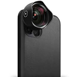 Nomad Rugged Case for iPhone 11 Pro Max | Moment Lens Edition | Black Horween Leather