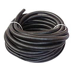 30 ft Dog Cat Cord Protector Electric Wires Covers Wire Loom Tubing Protect Wires from Rabbits, Cats and Other Pets- Outer diameter 1/2 inch